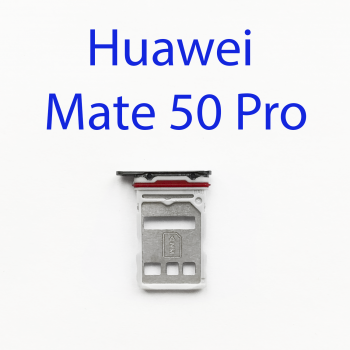 Cим-лоток (Sim-слот) Huawei Mate 50 Pro DCO-LX9 (черный)