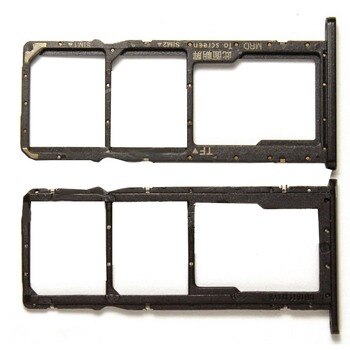 Cим-лоток (Sim-слот) Honor 9A (MOA-LX9N), Huawei Y6p (MED-LX9) черный