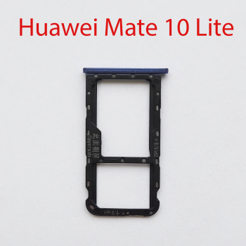 Cим-лоток (Sim-слот) Huawei Mate10 lite (RNE-L21) синий