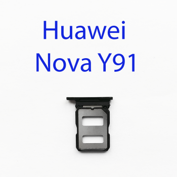 Cим-лоток (Sim-слот) Huawei nova Y91 MAO-LX9 (черный)