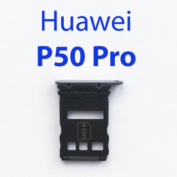 Cим-лоток (Sim-слот) Huawei P50 pro JAD-LX9 черный