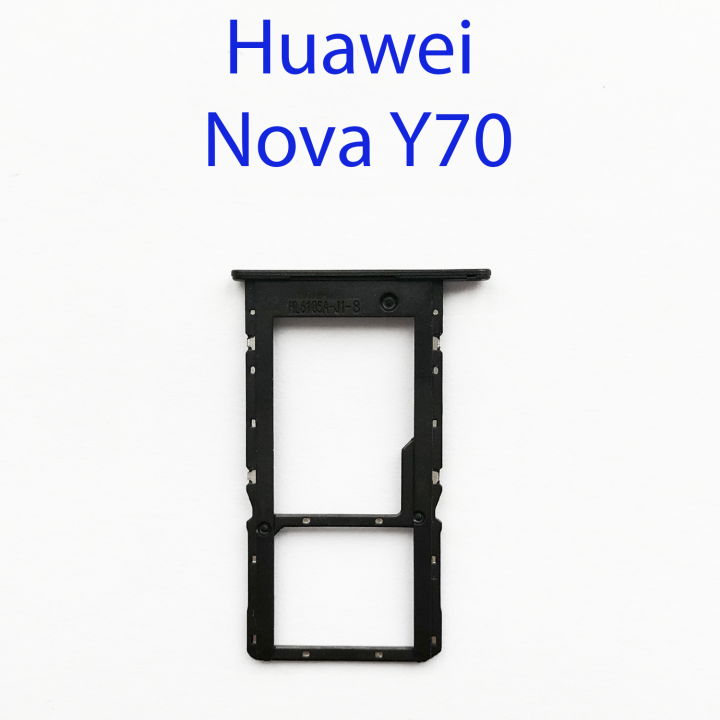 Cим-лоток (Sim-слот) Huawei nova y70 (черный)
