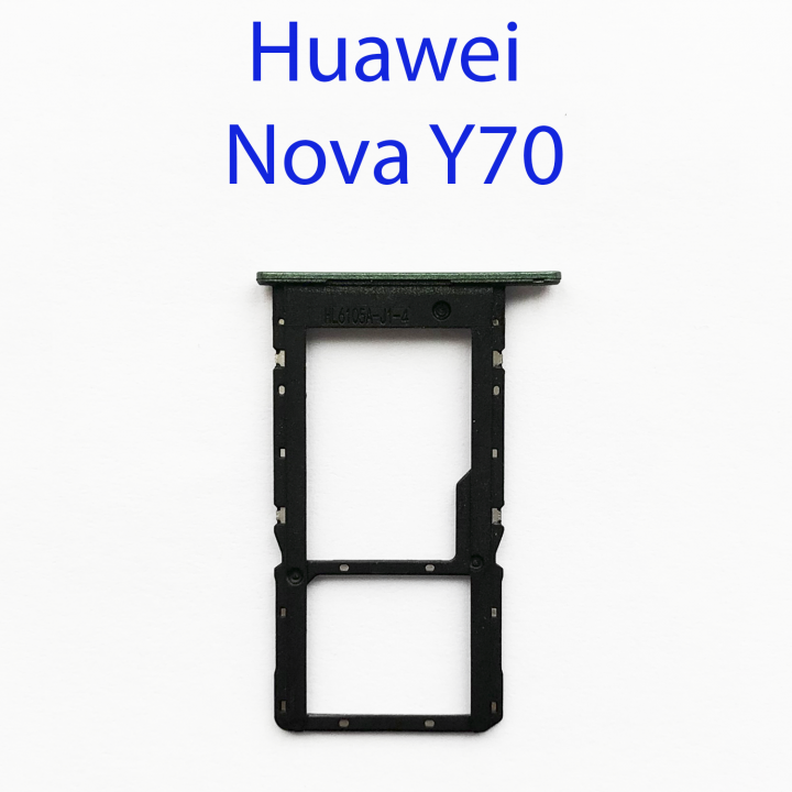 Cим-лоток (Sim-слот) Huawei nova y70 (черный)