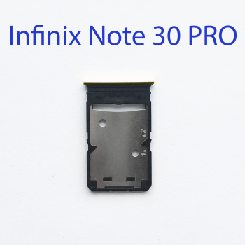 Cим-лоток (Sim-слот) Infinix Note 30 Pro X678B (золото)