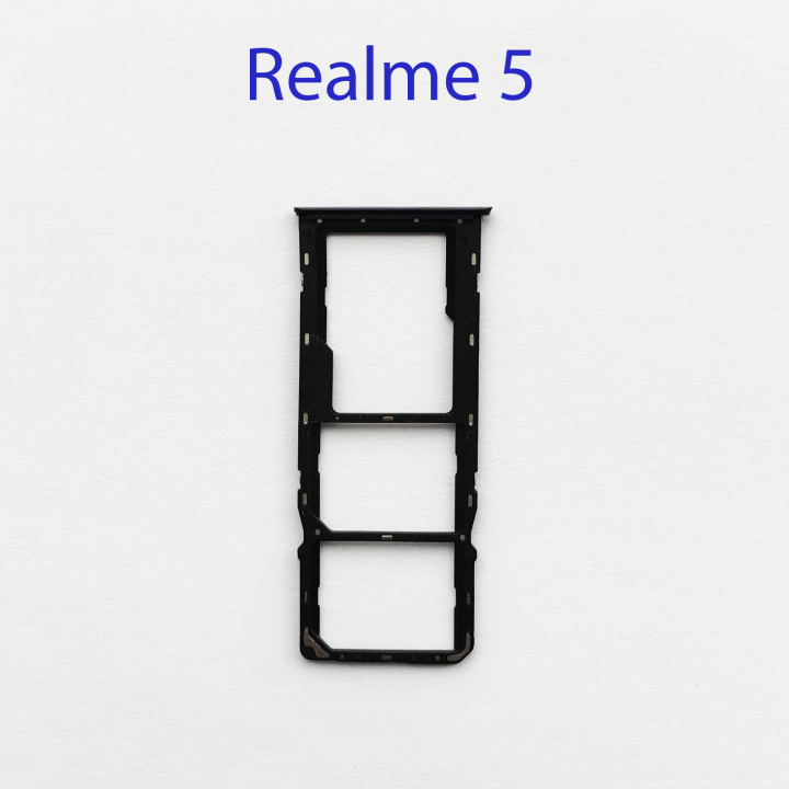 Cим-лоток (Sim-слот) Realme 5 (RMX1911) фиолетовый