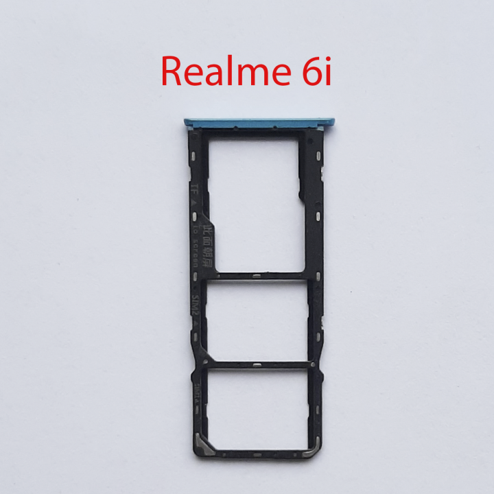 Cим-лоток (Sim-слот) Realme 6i бирюзовый