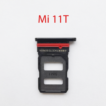 Cим-лоток (Sim-слот) Xiaomi Mi 11T, 11PRO (белый)