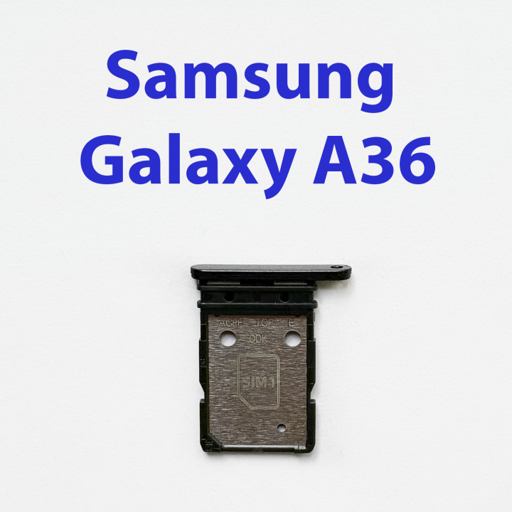 Cим-лоток (Sim-слот) для Samsung Galaxy A35 SM-A356E черный