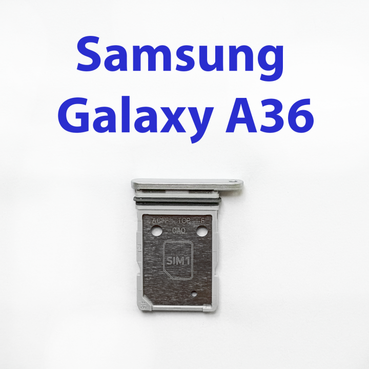 Cим-лоток (Sim-слот) для Samsung Galaxy A36 SM-A356E белый