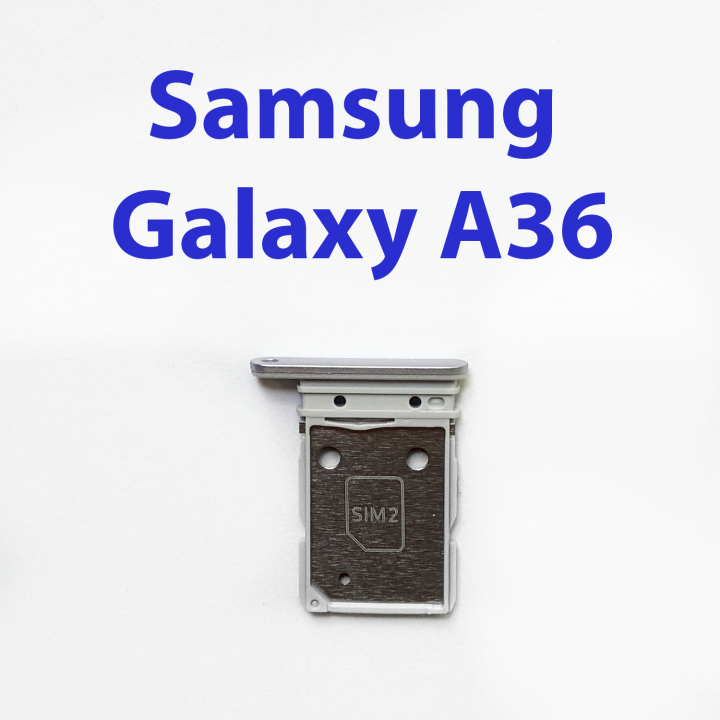Cим-лоток (Sim-слот) для Samsung Galaxy A36 SM-A356E фиолетовый