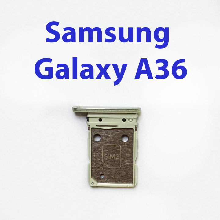 Cим-лоток (Sim-слот) для Samsung Galaxy A36 SM-A356E зеленый