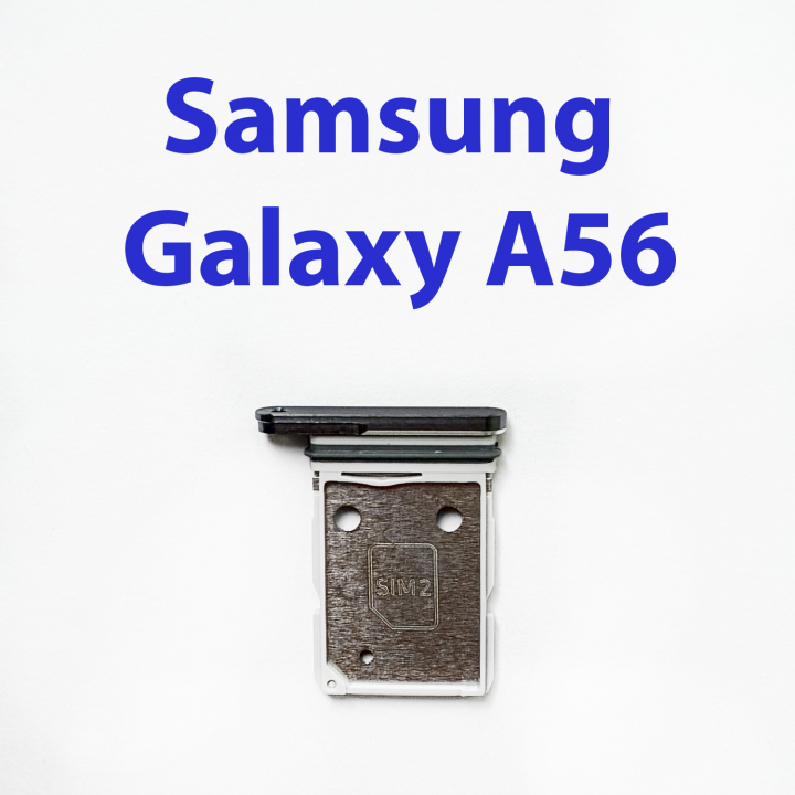 Cим-лоток (Sim-слот) для Samsung Galaxy A56 SM-A566E черный