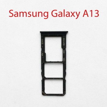 Cим-лоток (Sim-слот) Samsung Galaxy A13 SM-A135F черный