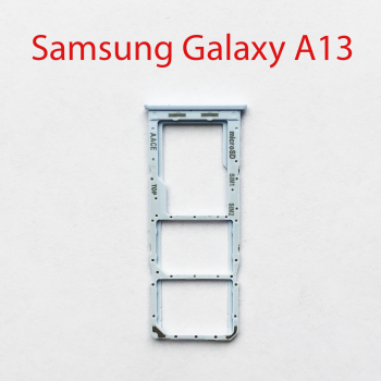 Cим-лоток (Sim-слот) Samsung Galaxy A13 SM-A135F голубой