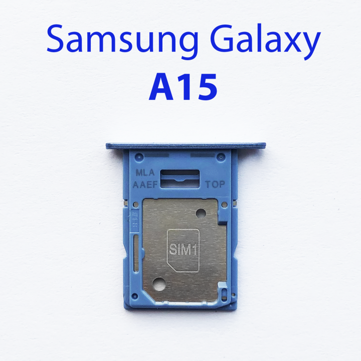 Cим-лоток (Sim-слот) Samsung Galaxy А15 (SM-A155F) синий