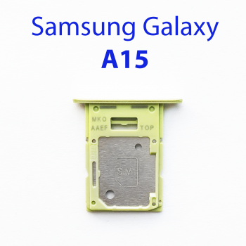 Cим-лоток (Sim-слот) Samsung Galaxy А15 (SM-A155F) золото