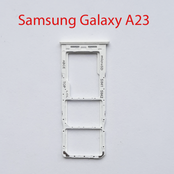 Cим-лоток (Sim-слот) Samsung Galaxy A23 SM-A235F белый