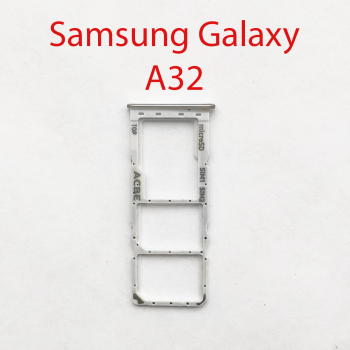 Cим-лоток (Sim-слот) Samsung Galaxy A32 (SM-A325F) белый