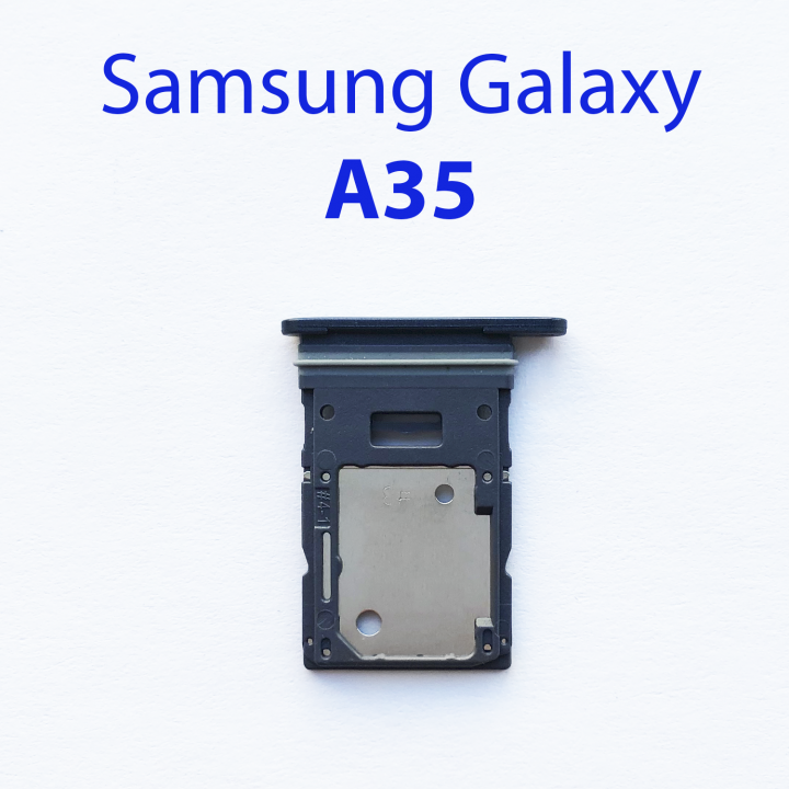 Cим-лоток (Sim-слот) Samsung Galaxy A35 SM-A356B синий