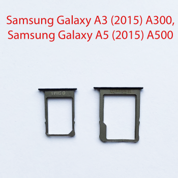 Cим-лоток (Sim-слот) Samsung Galaxy A5 (2015) A500F (синий)