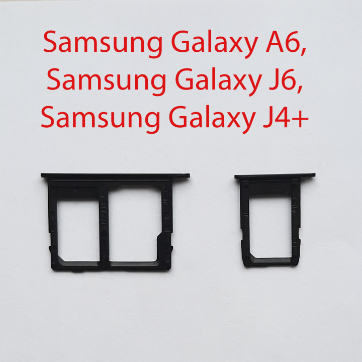 Cим-лоток (Sim-слот) Samsung Galaxy A6, j6, j4+ черный Cим-лоток (Sim-слот) Samsung Galaxy A6, j6, j4+ черный