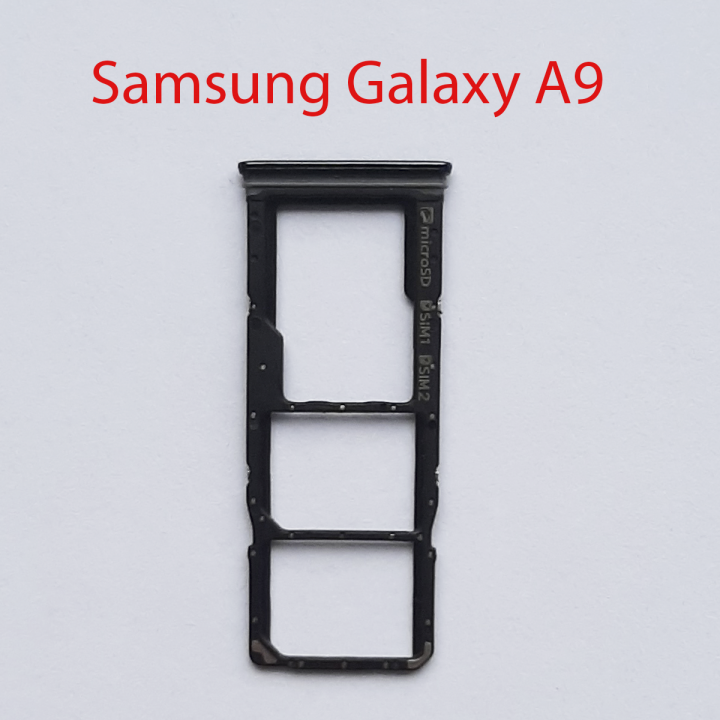 Cим-лоток (Sim-слот) Samsung Galaxy A9 (2018) SM-A920F синий