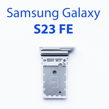 Cим-лоток (Sim-слот) Samsung Galaxy S23 FE SM-S711B белый