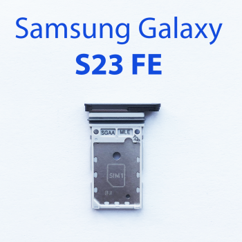 Cим-лоток (Sim-слот) Samsung Galaxy S23 FE SM-S711B черный