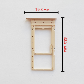 Cим-лоток (Sim-слот) Samsung Galaxy A33 5G (A336) персиковый