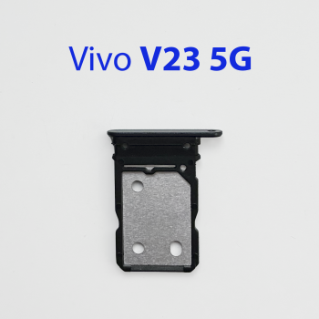 Cим-лоток (Sim-слот) Vivo V23E 5G черный