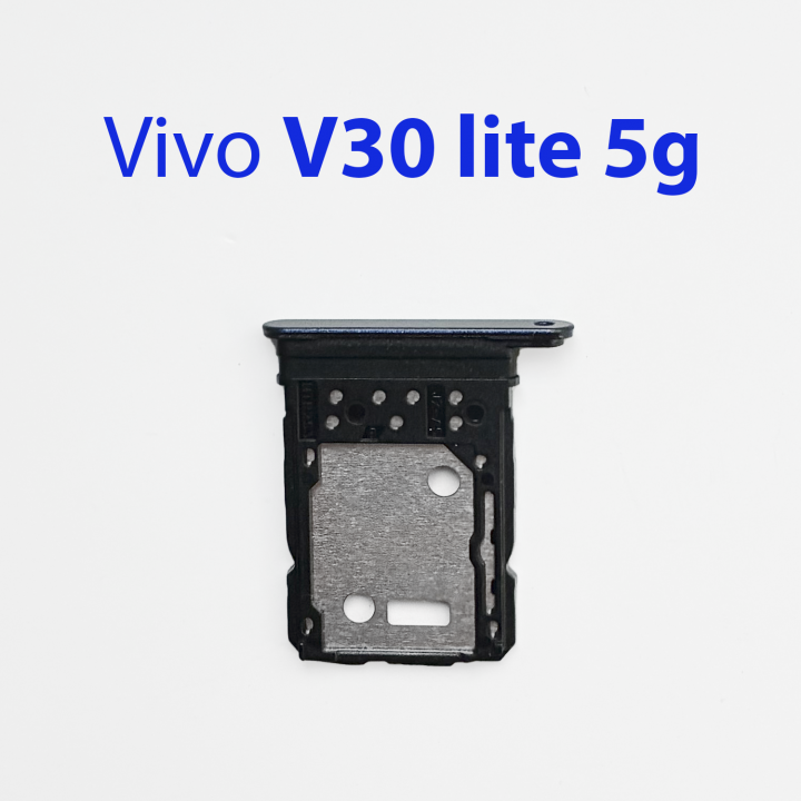 Cим-лоток (Sim-слот) Vivo V30 Lite черный
