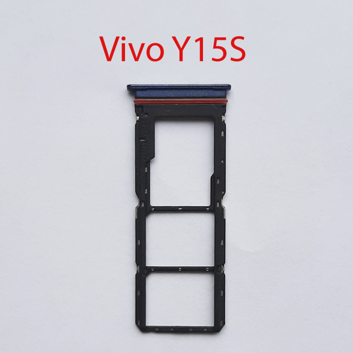 Cим-лоток (Sim-слот) Vivo Y15s черный