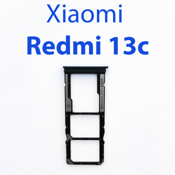 Cим-лоток (Sim-слот) для Xiaomi 13 черный