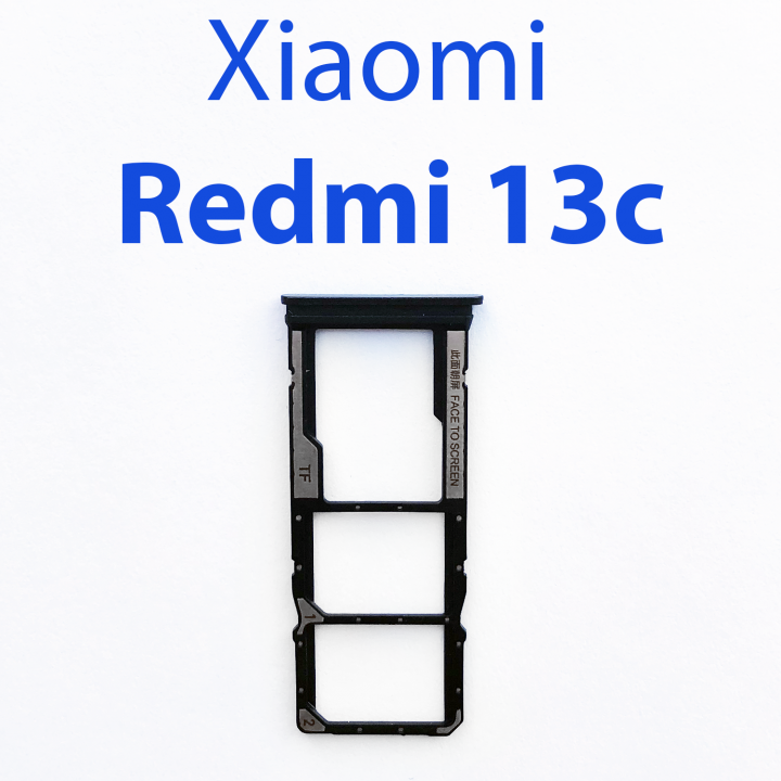 Cим-лоток (Sim-слот) для Xiaomi 13 черный