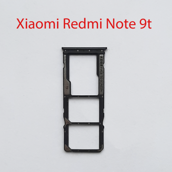 Cим-лоток (Sim-слот) Xiaomi Redmi Note 9t (M2007J22G) черный