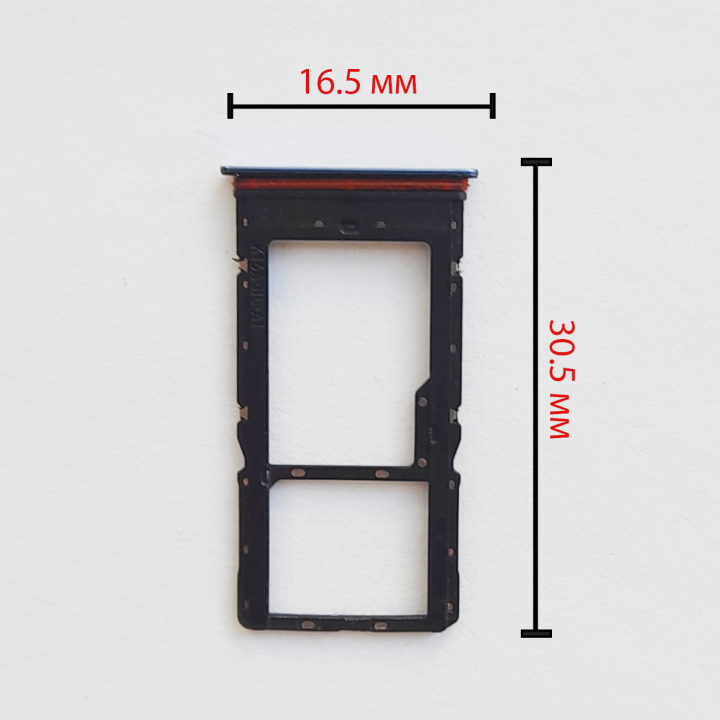 Cим-лоток (Sim-слот) Poco M4 Pro 5G (голубой)