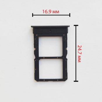 Cим-лоток (Sim-слот) Poco X3 GT (черный)