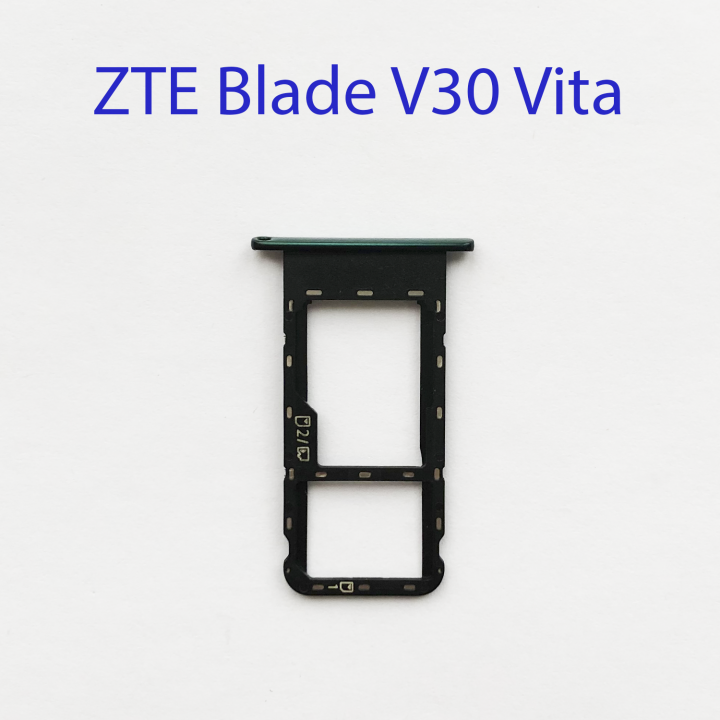 Cим-лоток (Sim-слот) ZTE Blade V30 vita зеленый