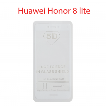 Защитное стекло Honor 8 lite белый