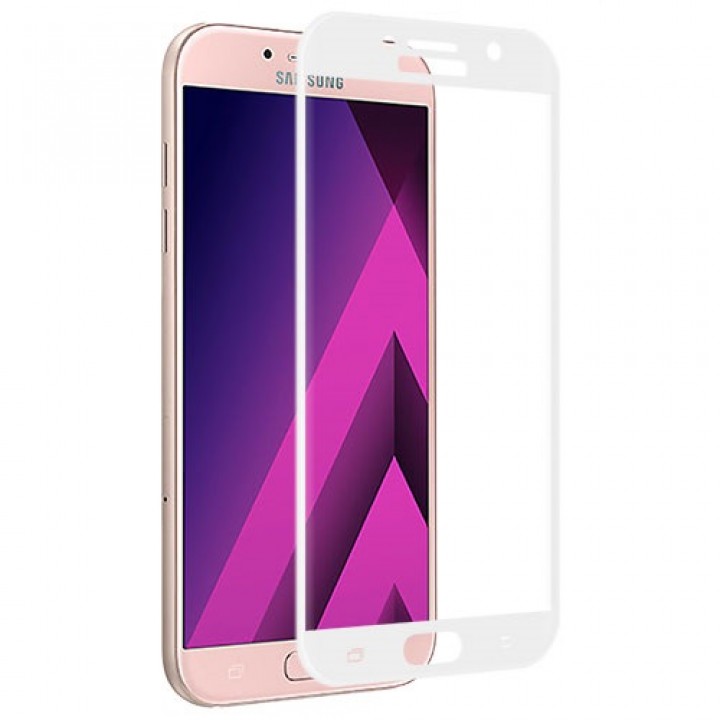 Защитное стекло Samsung Galaxy A5 2017 (белый) 5D
