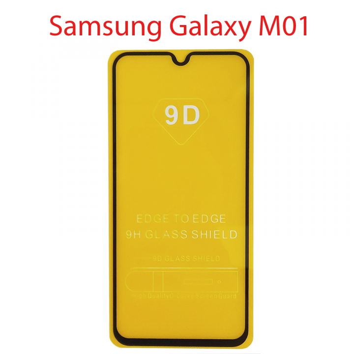 Защитное стекло Samsung Galaxy M01 SM-M013F (черный) 5D