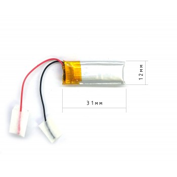 АКБ (Аккумуляторная батарея ) для bluetooth-гарнитур и GPS-навигаторов 300 mah №4