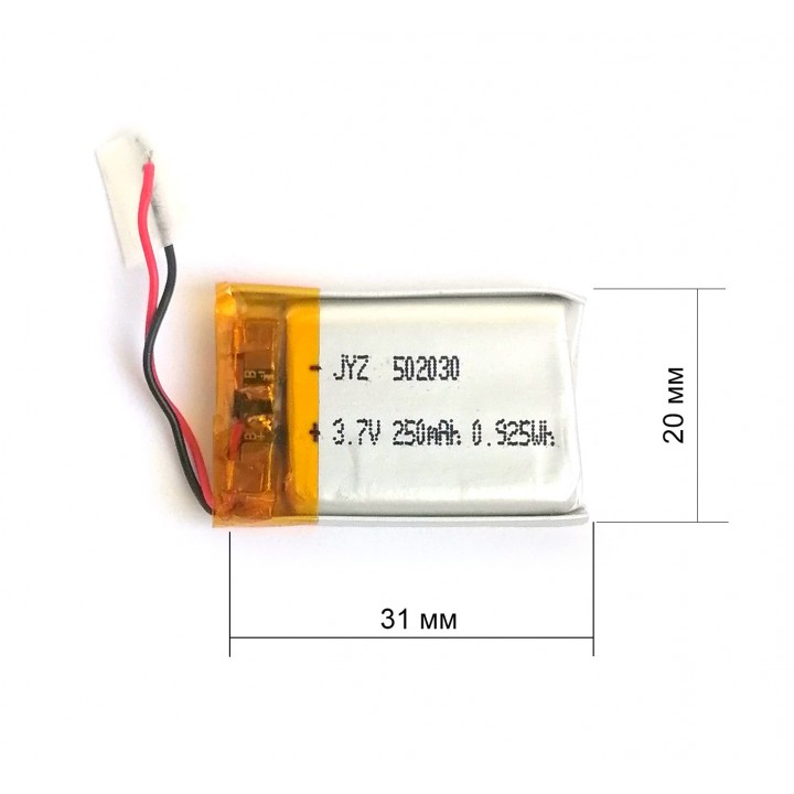Аккумуляторы для кейсов наушников №1 250 mah