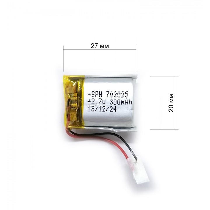 Аккумуляторы для кейсов наушников №2 300 mah