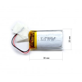 Аккумуляторы для кейсов наушников №3 300 mah 
