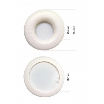 Амбушюры для наушников белый