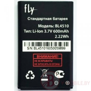 АКБ (Аккумуляторная батарея) для телефона FLY Ezzy 7 (BL4510)