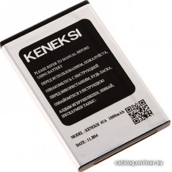 АКБ (Аккумуляторная батарея) для телефона Keneksi T1,T2,T3 (Keneksi 4UA)