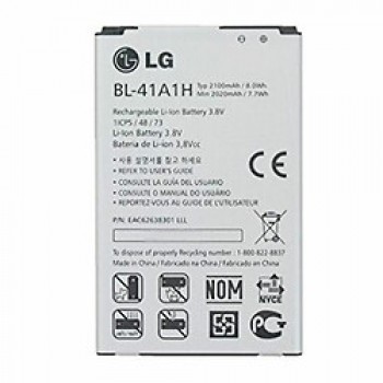 АКБ (АККУМУЛЯТОРНАЯ БАТАРЕЯ) ДЛЯ ТЕЛЕФОНА LG BL-41A1H Оригинал