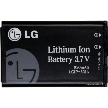 АКБ (Аккумуляторная батарея) для телефона LG LGIP-531A